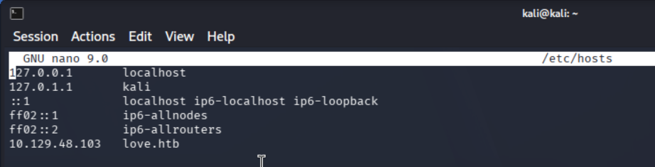 Configuración de etc/hosts